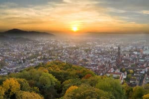 Blick auf Freiburg im Breisgau